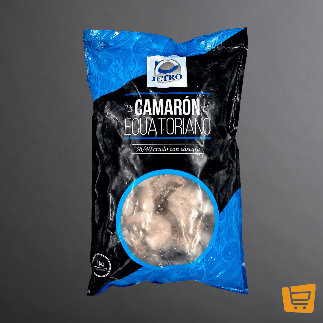 CAMARON 36/40 CRUDO CON CASCARA