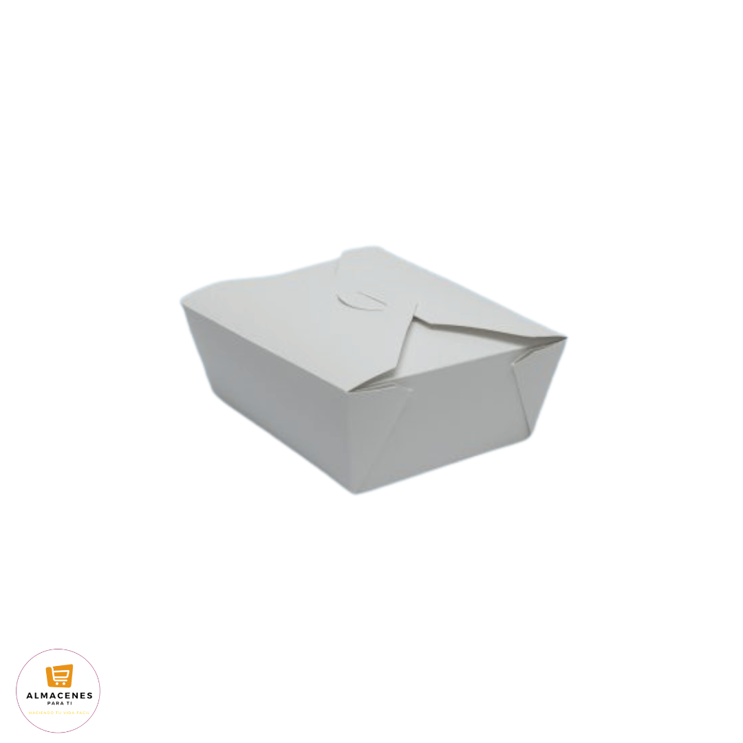 Caja para Alimentos Naturals 45oz Blanco 400 Unidades