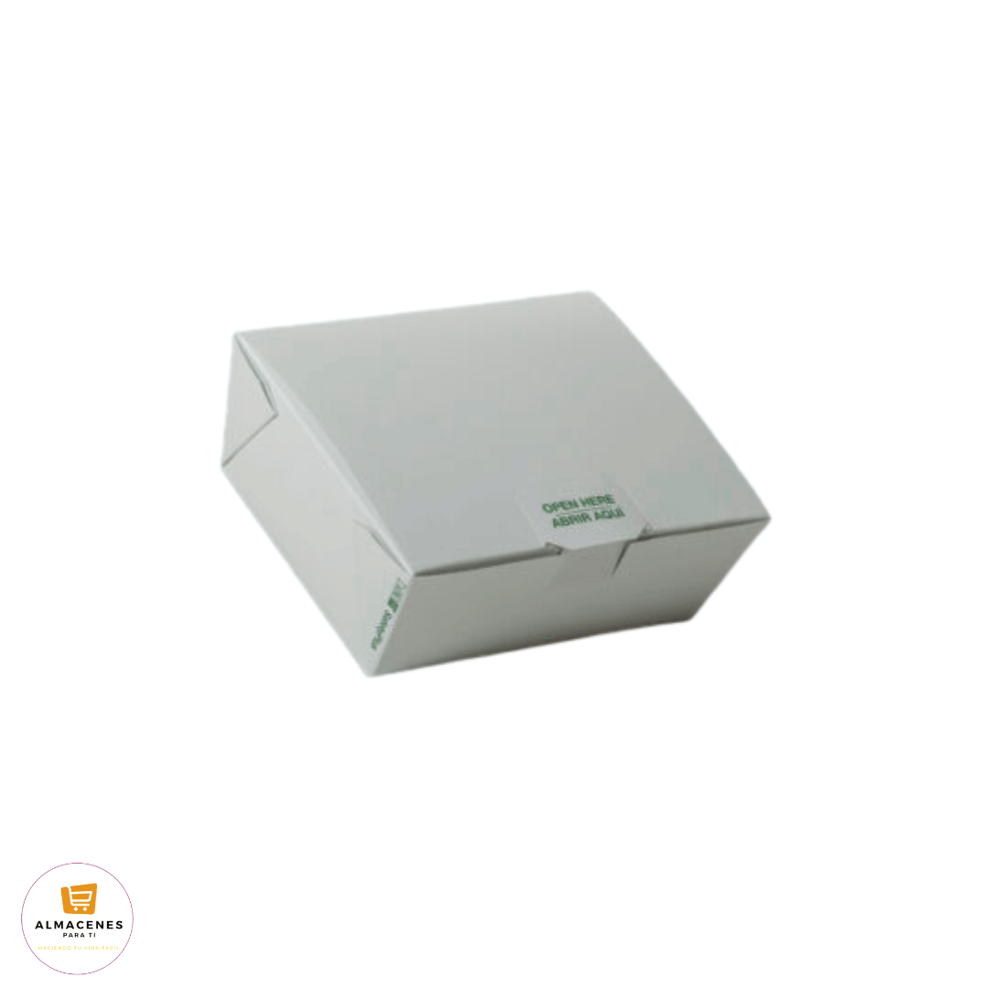 Caja Para Alimentos Safety Plus 45oz Blanco 200 unidades