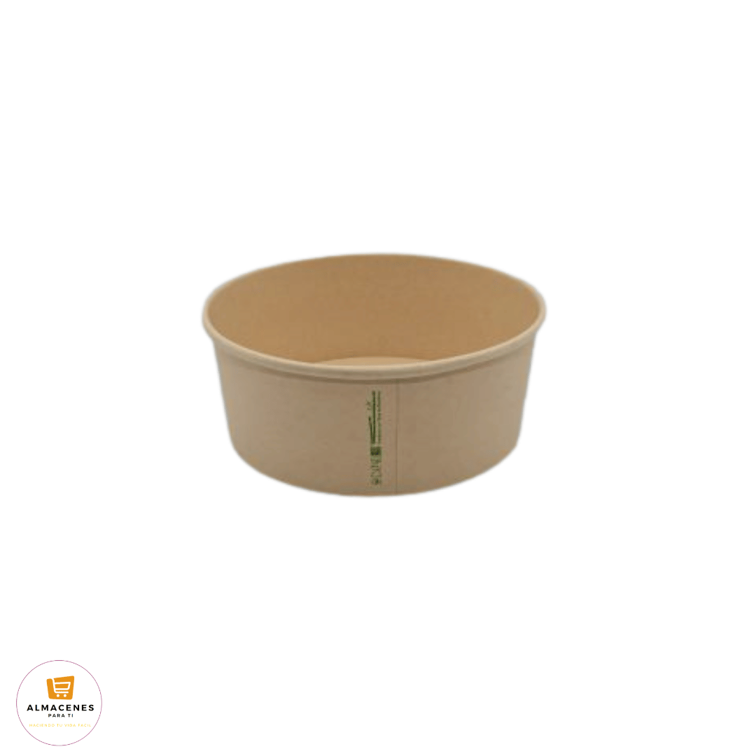 Bowl Bamboo Naturals 750cc De 300 Unidades