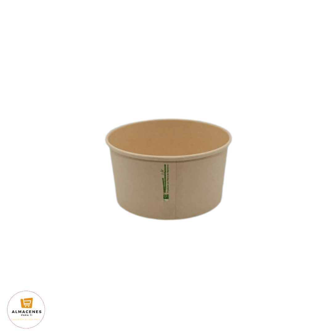 Bowl Bamboo Naturals 1000cc De 300 Unidades