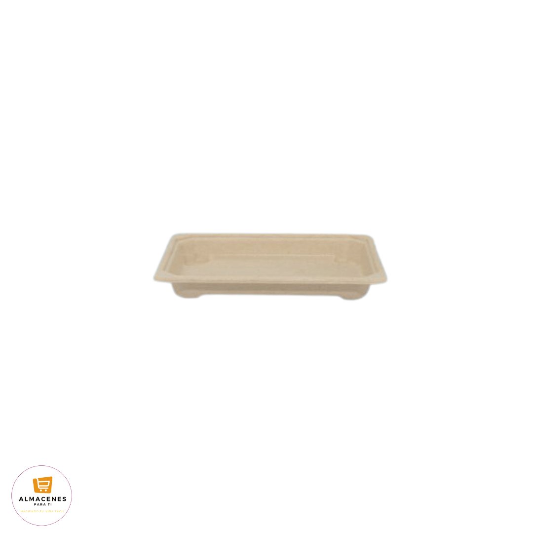 Bandeja Sushi T1 Naturals Bagazo  16,5 x 11,5 x 2,2cm 1000 Unidades